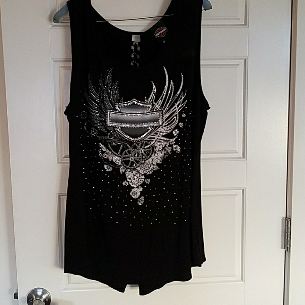 Women's HarleyDavidson bling tank